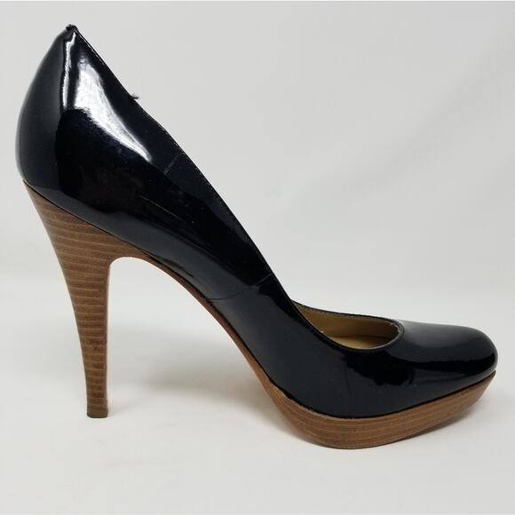 Steven by Steve Madden Leather Black Pumps Stilettos Size 8.5 - Picture 7 of 9